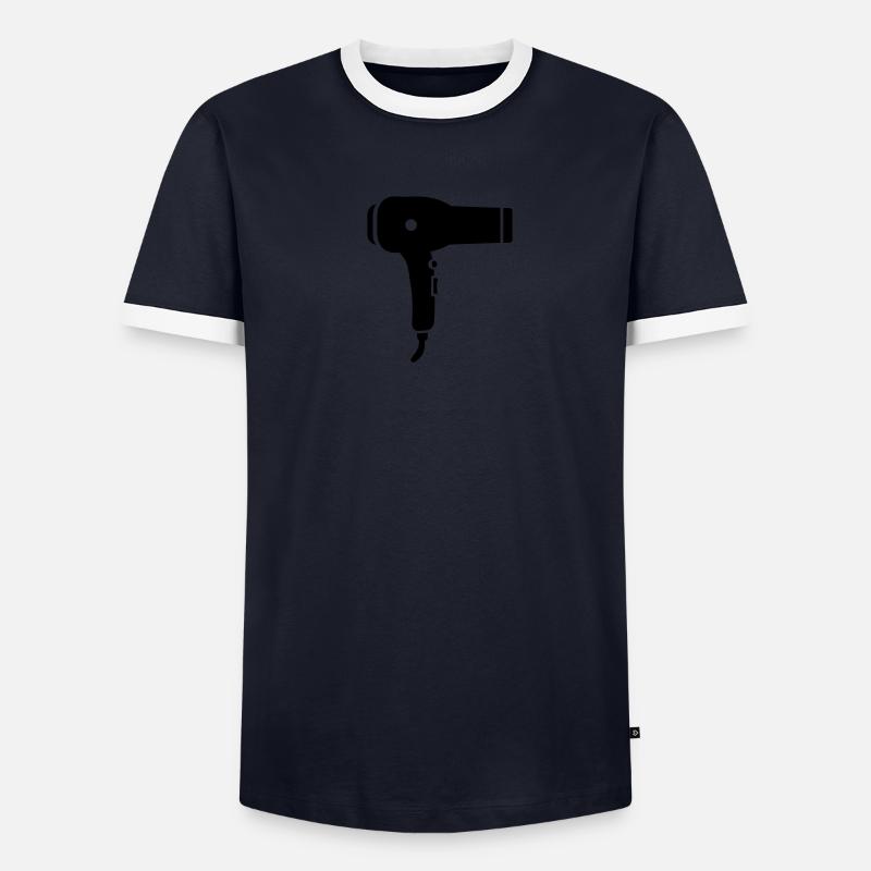 Sèche-cheveux T-shirt contrasté Homme