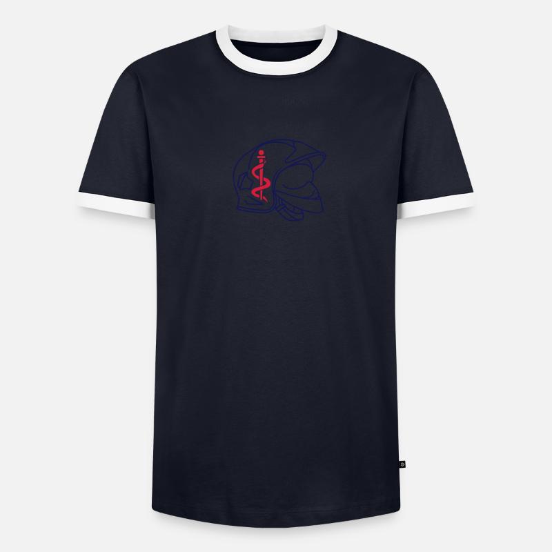 ISP pompier Männer Kontrast-T-Shirt