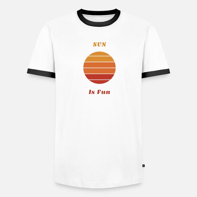 Sun is fun Men's Ringer Shirt