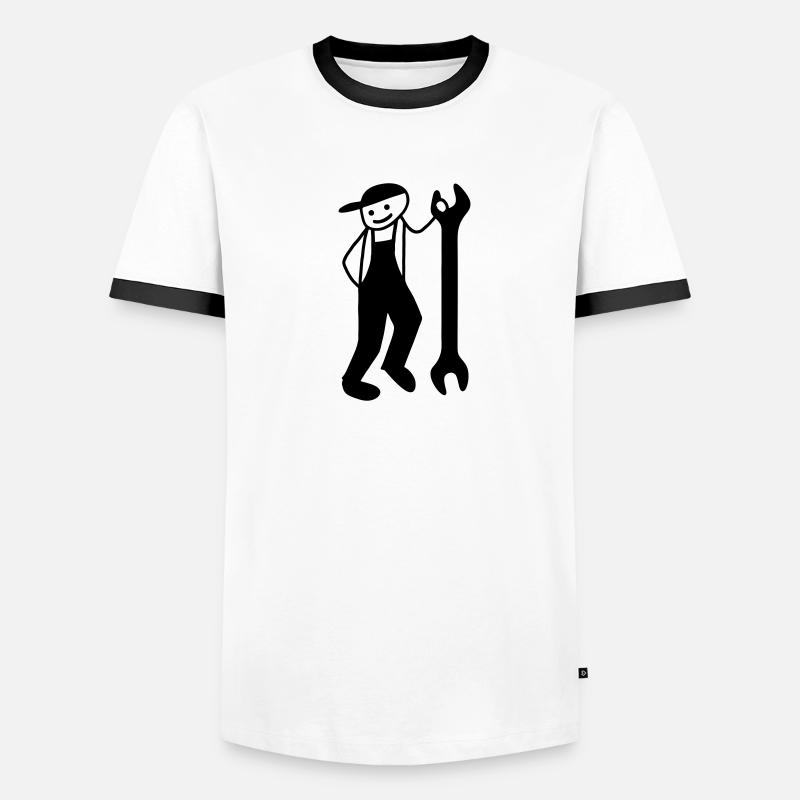 Artisans avec clé T-shirt contrasté Homme