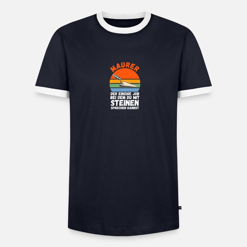 Master Bricklayer Journeyman Bricklayer Men's Ringer Shirt
