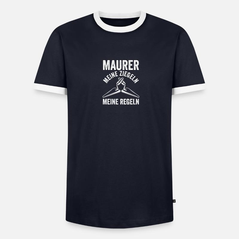Master Bricklayer Journeyman Bricklayer - Men's Ringer Shirt - undefined