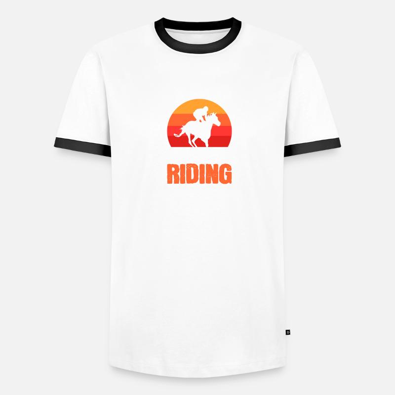 Rather riding. Stallknecht Gift Men's Ringer Shirt