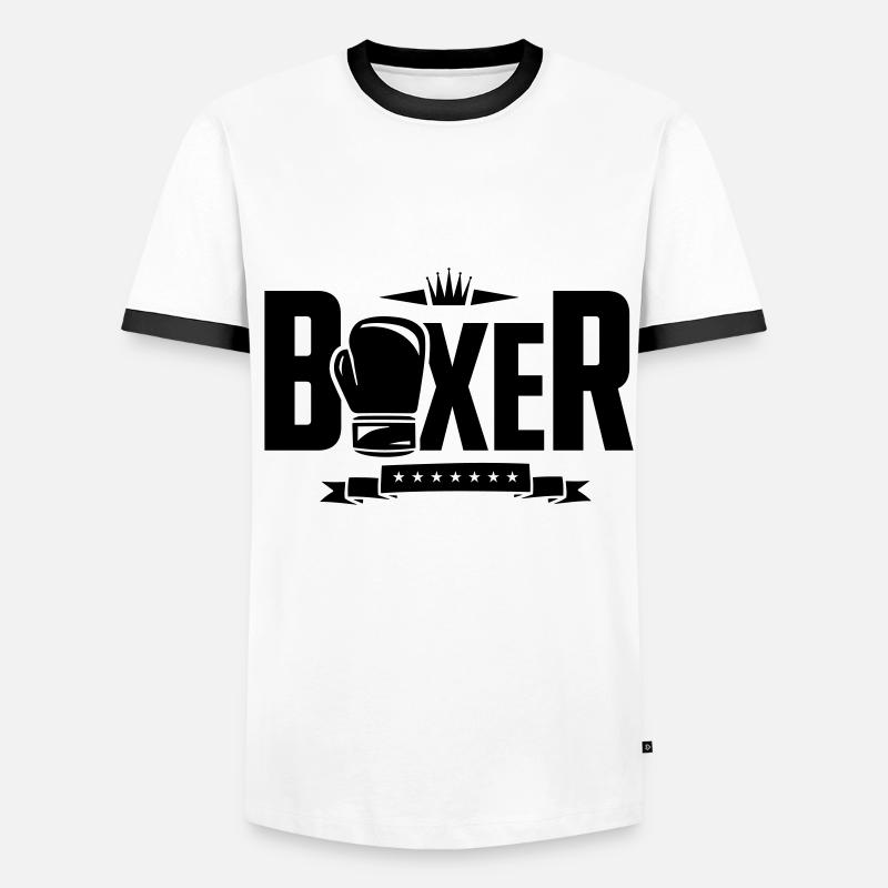 gant de boxe boxe T-shirt contrasté Homme