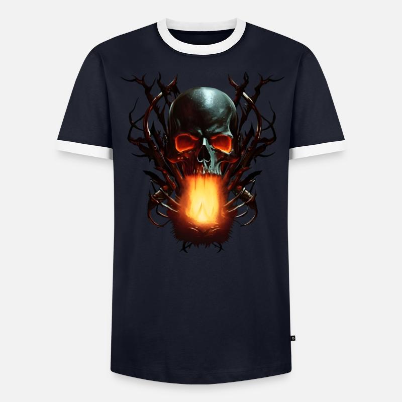 Infernal Attack T-shirt contrasté Homme