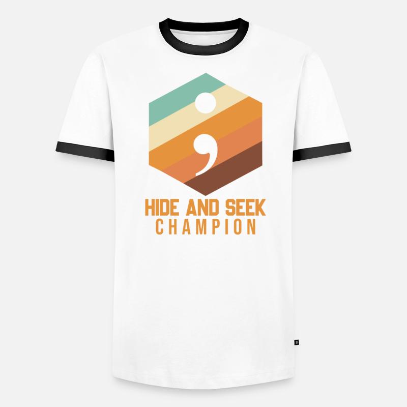 Champion du débogage en cache-cache T-shirt contrasté Homme