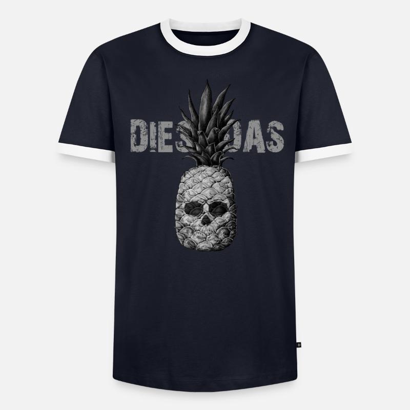 C’est l’ananas T-shirt contrasté Homme