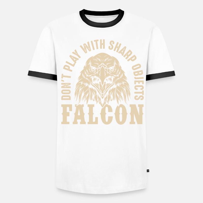 Falcon Sharp objects Falconry Eagle Goshawk Falk Men's Ringer Shirt