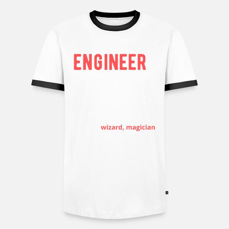 Funny Engineer Definition Men's Ringer Shirt