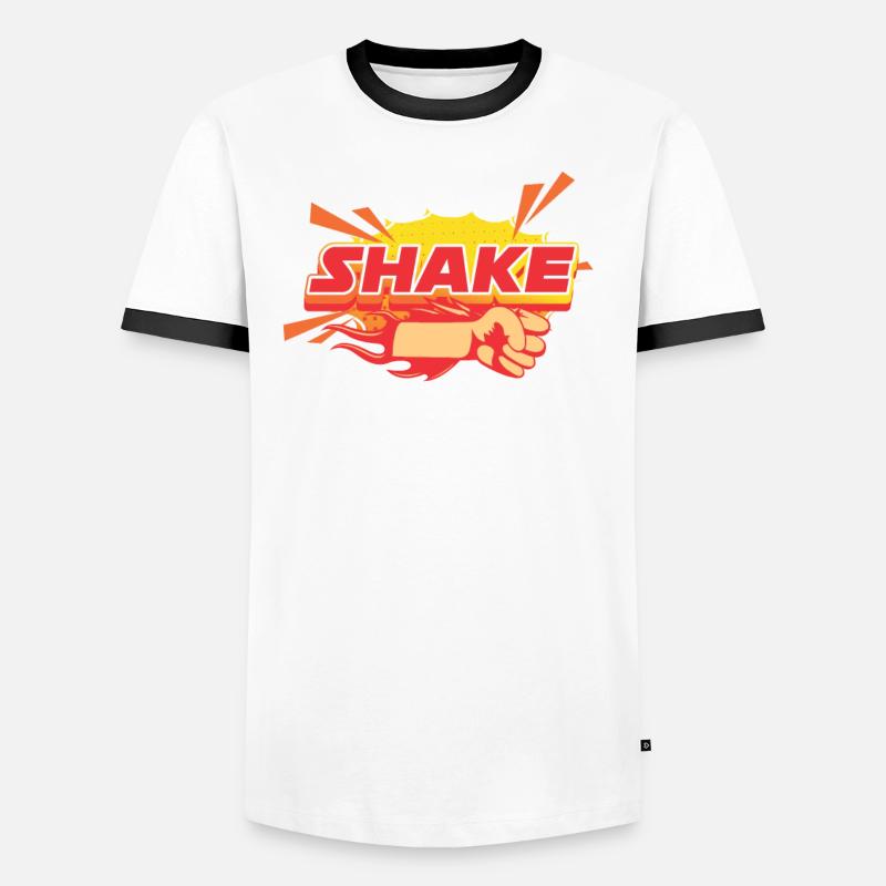 Shake And Bake Männer Kontrast-T-Shirt