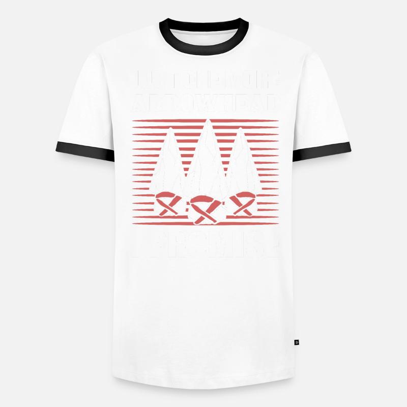 Pfeilspitzenjagd Pfeilspitzen-Jagd Pfeilspitzen-Sa Männer Kontrast-T-Shirt