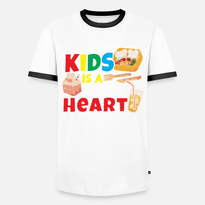 Cafeteria Mitarbeiter Cafeteria-Worker Pensioniert Männer Kontrast-T-Shirt