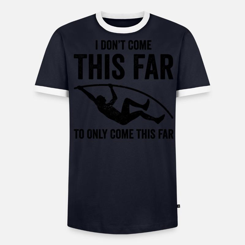 Saut à la perche T-shirt contrasté Homme
