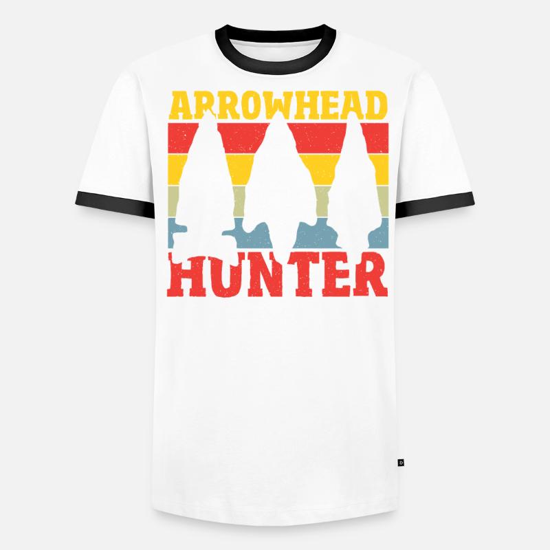 Pfeilspitzenjagd Pfeilspitzen-Jagd Pfeilspitzen-Sa Männer Kontrast-T-Shirt