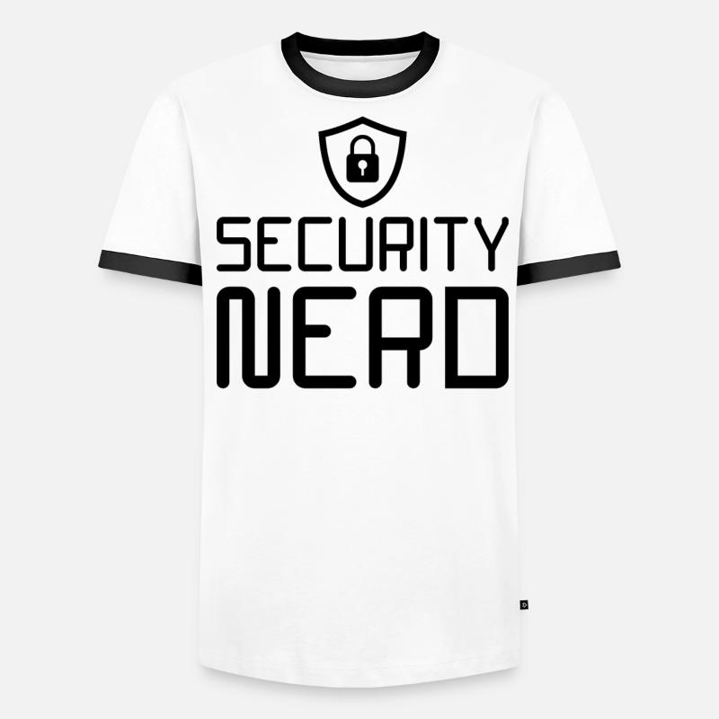 Cybersecurity Computer Security Cybersecurity Men's Ringer Shirt