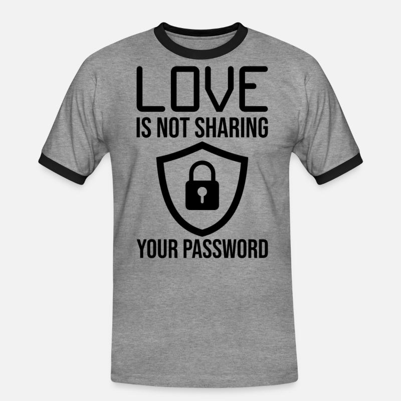Cybersecurity Computer Security Cybersecurity - Men's Ringer Shirt - heather grey/black