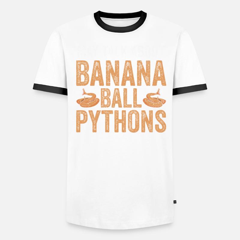 Banana Königspython Königspython Besitzer Men's Ringer Shirt