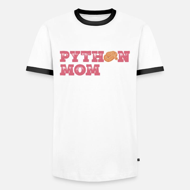 Königspython Mutter Banana Königspython Mama Men's Ringer Shirt