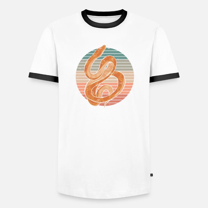 Königspython Boule de banane Python - T-shirt contrasté Homme - undefined