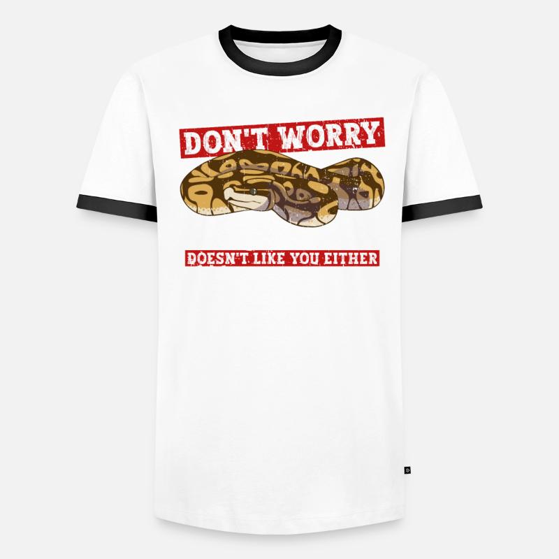 Königspython Banana Ball Python Men's Ringer Shirt