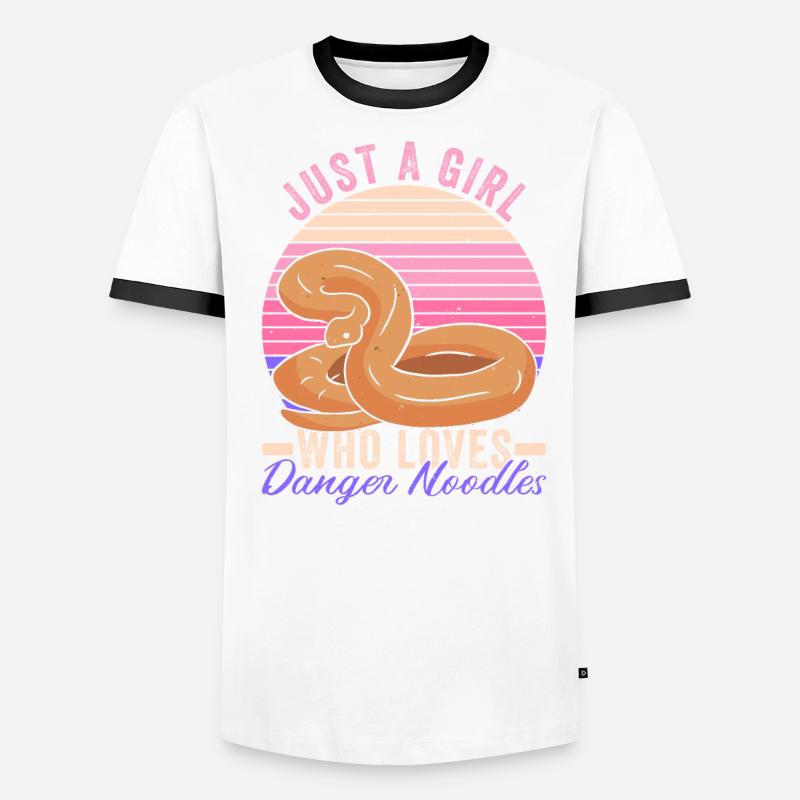 Königspython Danger Noodle Men's Ringer Shirt