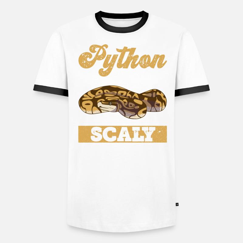 Königspython Mama Banana Ball Python Mutter Men's Ringer Shirt