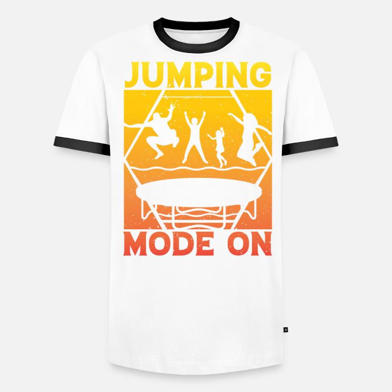 Jumping Mode on Men's Ringer Shirt