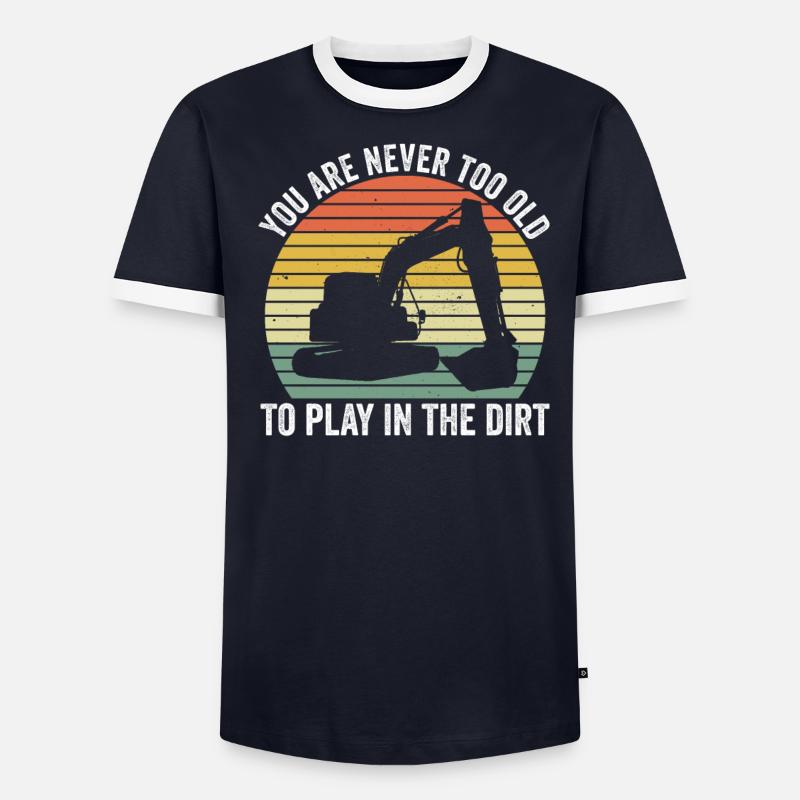 Baggerführer Und Baggerfahrer - Men's Ringer Shirt - undefined