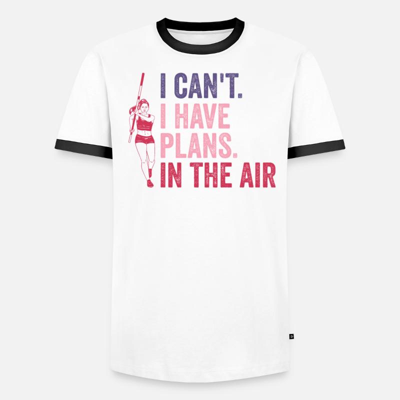 Stabhochspringen Mädchen T-shirt contrasté Homme