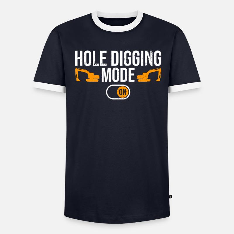 Baggerbagger Baggerfahrern Bagger - Men's Ringer Shirt - undefined