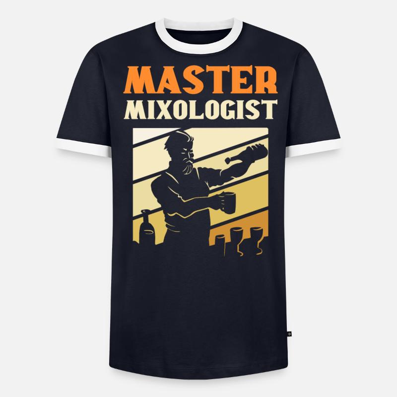 Master Mixologist Bartender Barkeeper - Männer Kontrast-T-Shirt - undefined