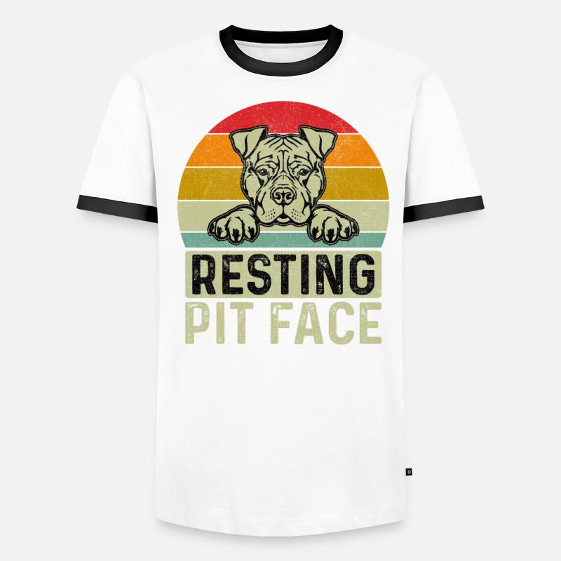 Resting Pit face Men's Ringer Shirt
