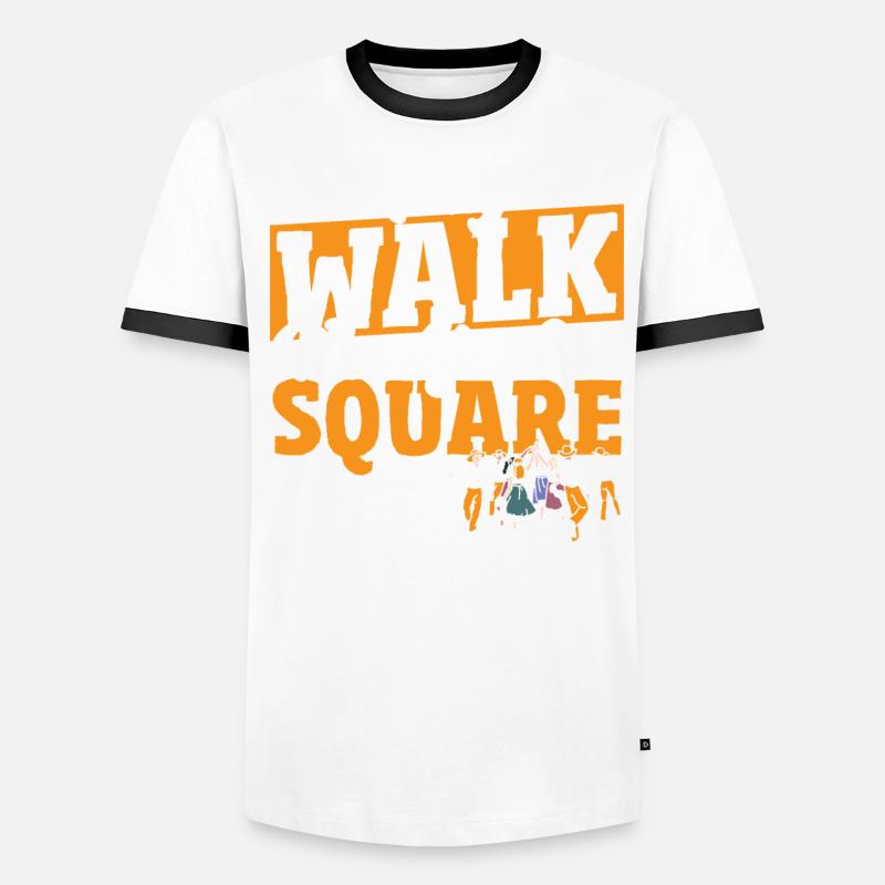 Square Dancing Why Walk When You Can Square Dance Men's Ringer Shirt