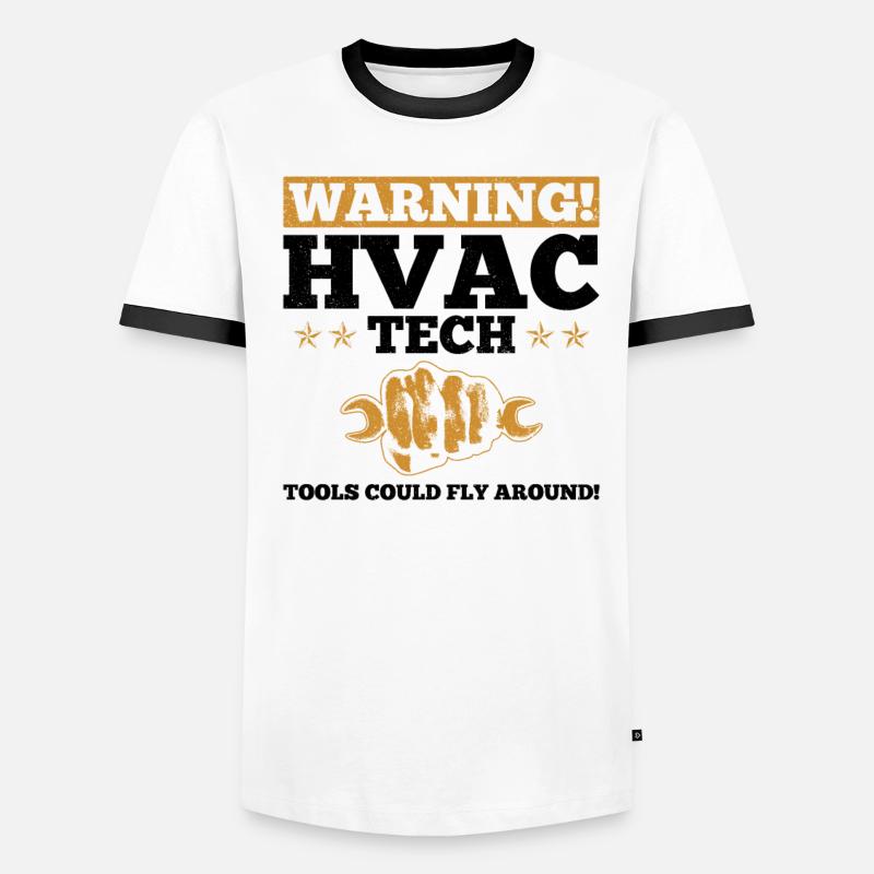 Entwurf Eines Hvac-technikers Für Einen T-shirt contrasté Homme