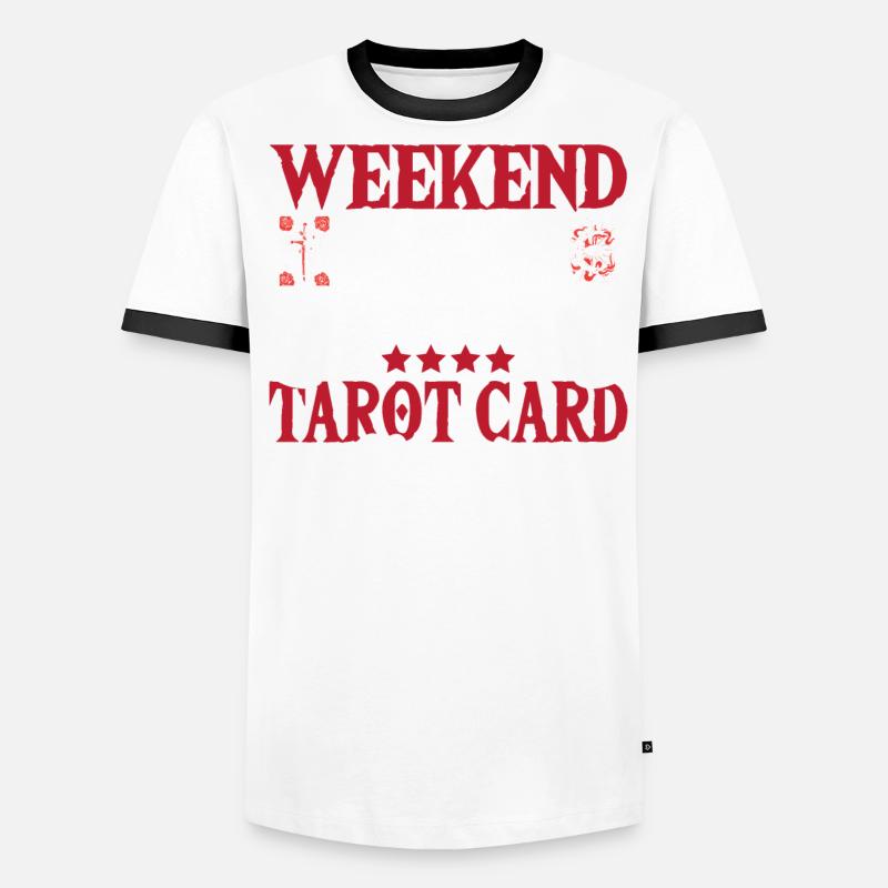 Wochenendvorhersage Frag mich, ich bin ein Männer Kontrast-T-Shirt