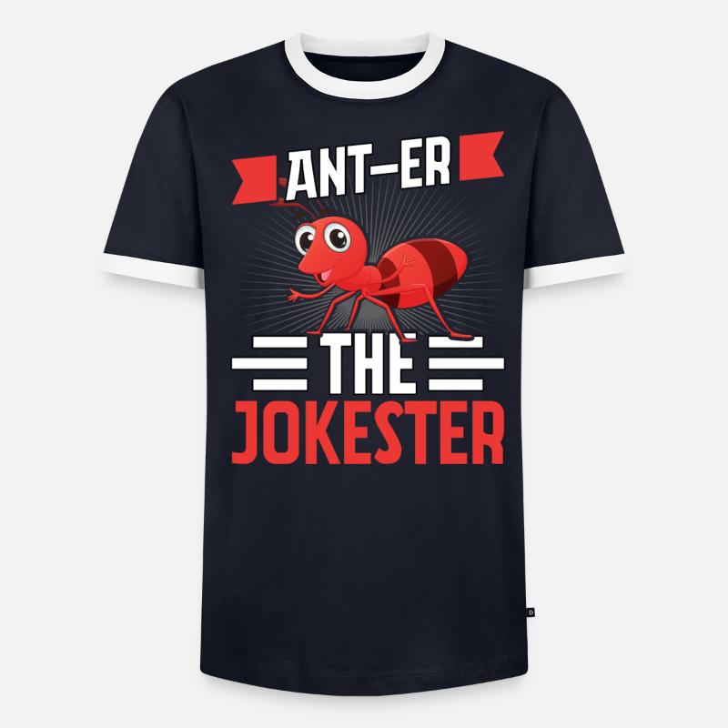 Ant-euh le farceur T-shirt contrasté Homme