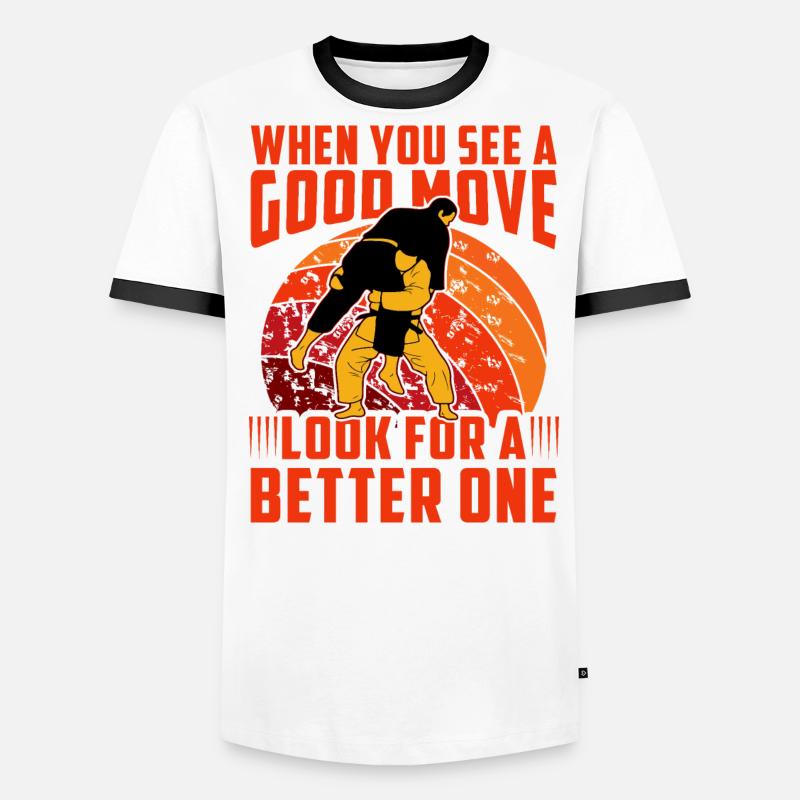 When you see a good move look for a better one Männer Kontrast-T-Shirt