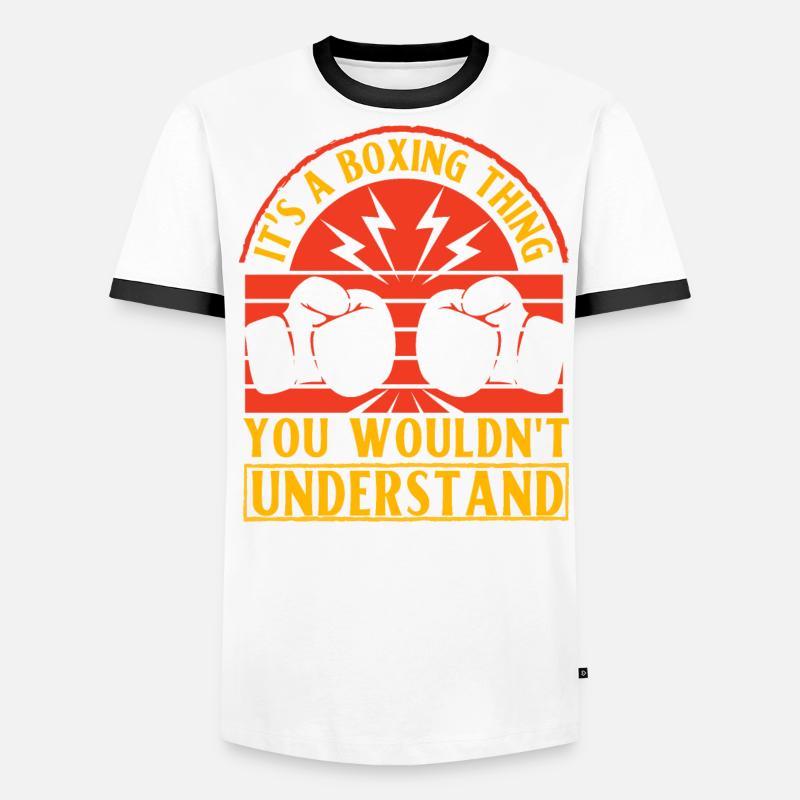 C’est un truc de boxe que vous ne comprendriez pas T-shirt contrasté Homme