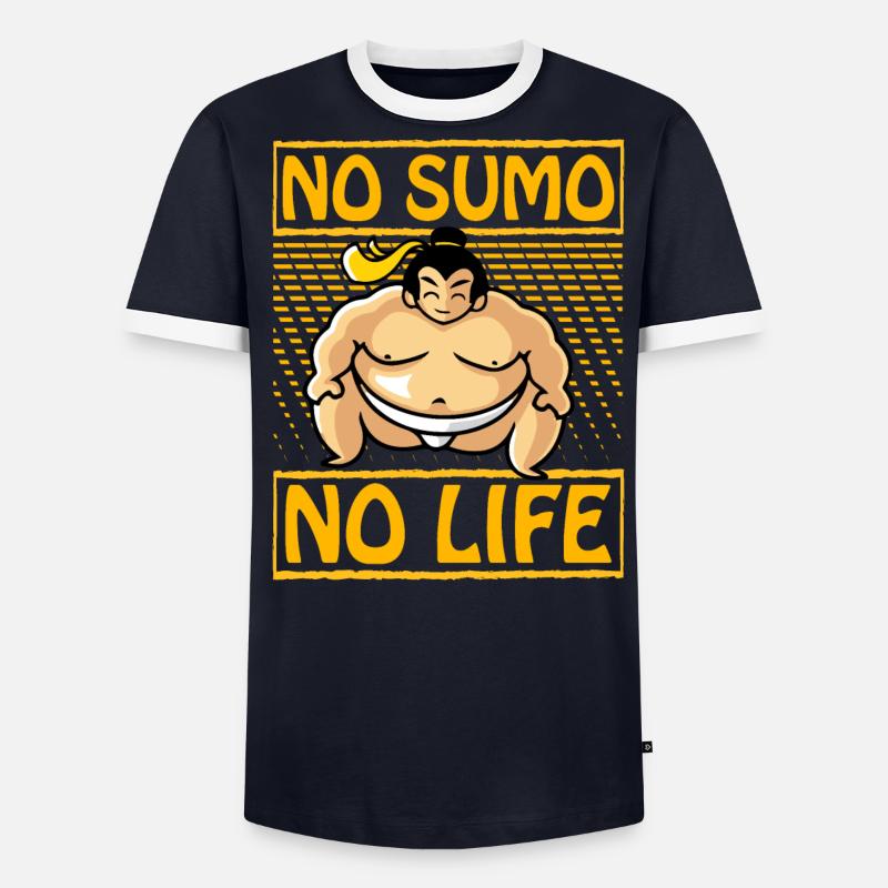 Pas de Sumo, pas de vie T-shirt contrasté Homme
