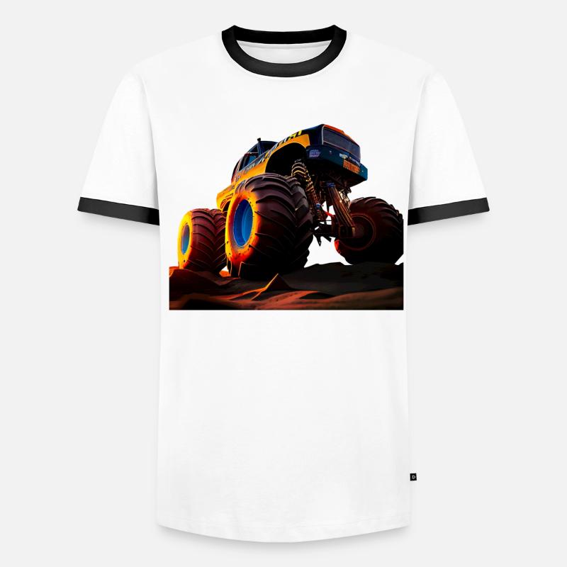 Championnat de course d’accélération T-shirt contrasté Homme