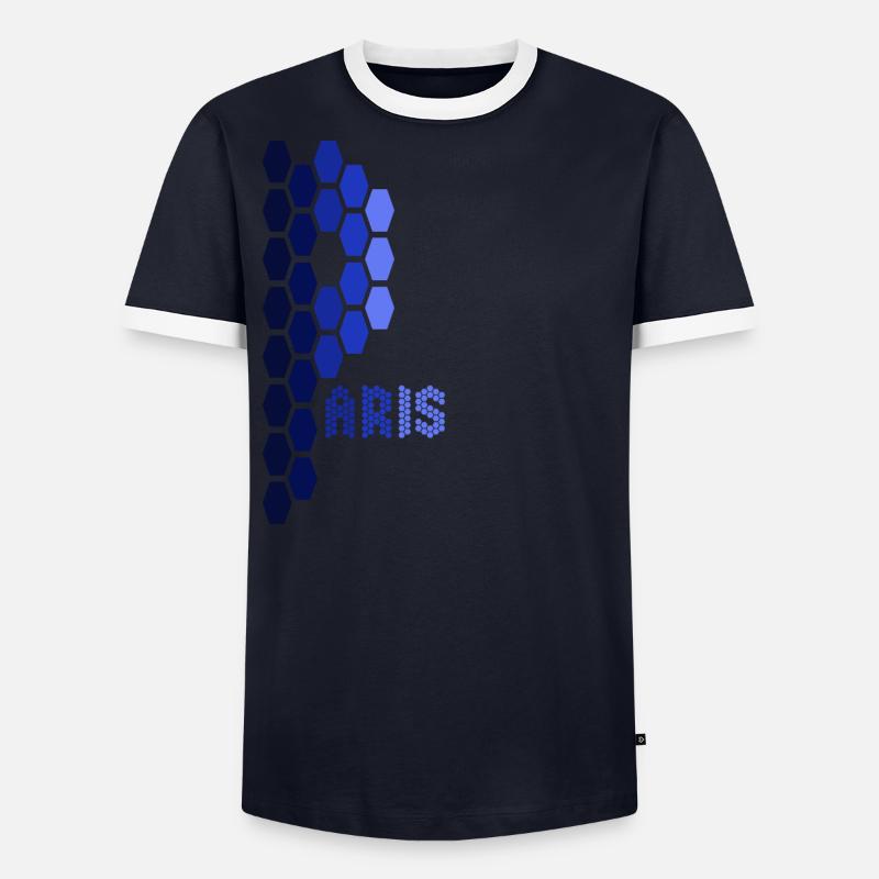 Paris T-shirt contrasté Homme