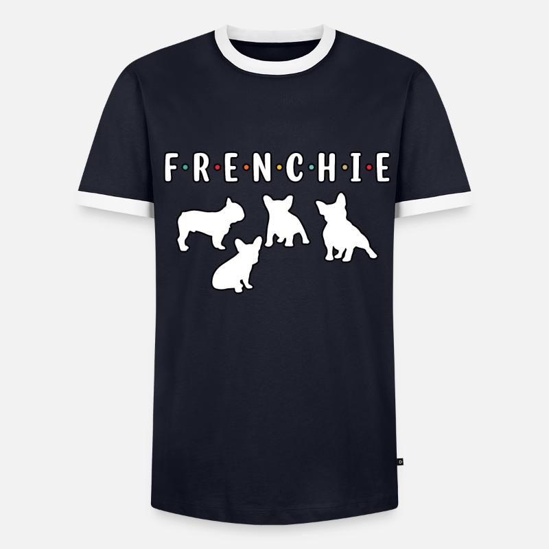 Frenchie T-shirt contrasté Homme