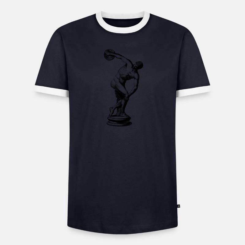 Discus thrower T-shirt contrasté Homme