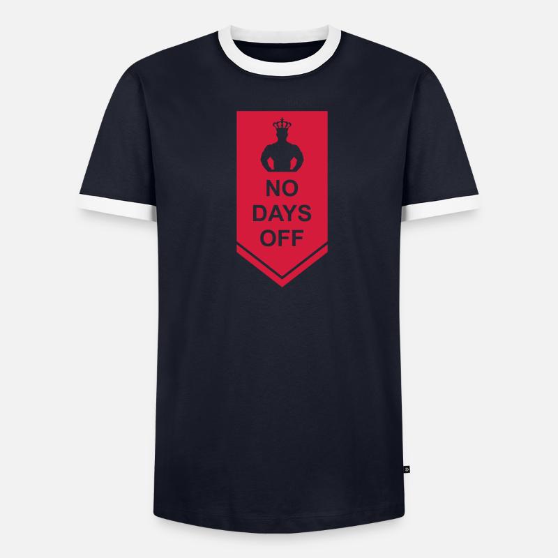 pas de jours de congé devis T-shirt contrasté Homme