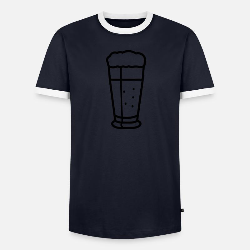 Bière T-shirt contrasté Homme