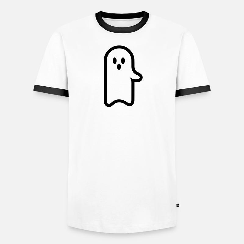 Geist Männer Kontrast-T-Shirt
