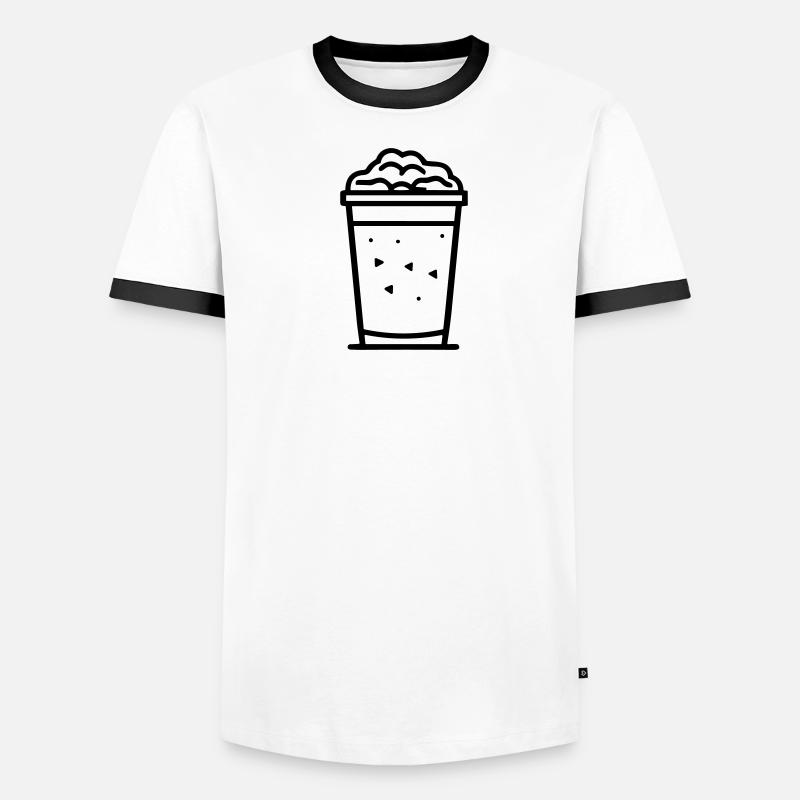 Milchshake Männer Kontrast-T-Shirt