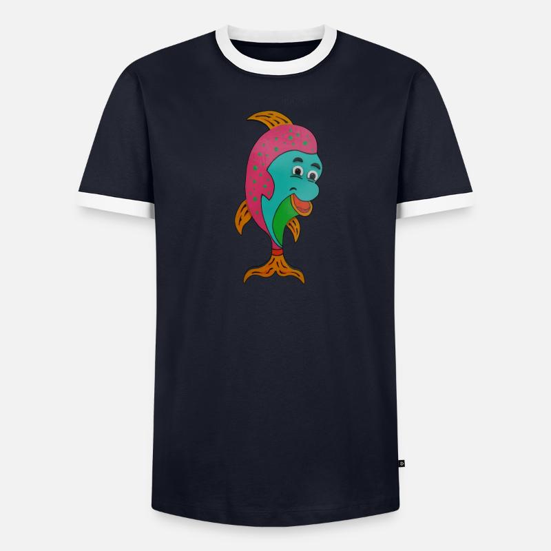 Nemo Männer Kontrast-T-Shirt