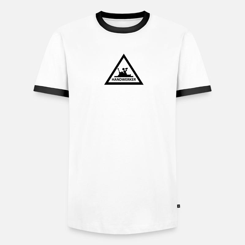 handwerker Männer Kontrast-T-Shirt