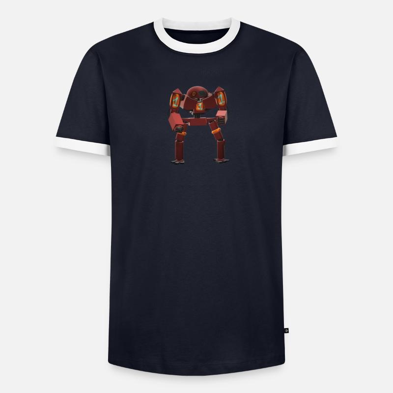 dark red Men's Ringer Shirt